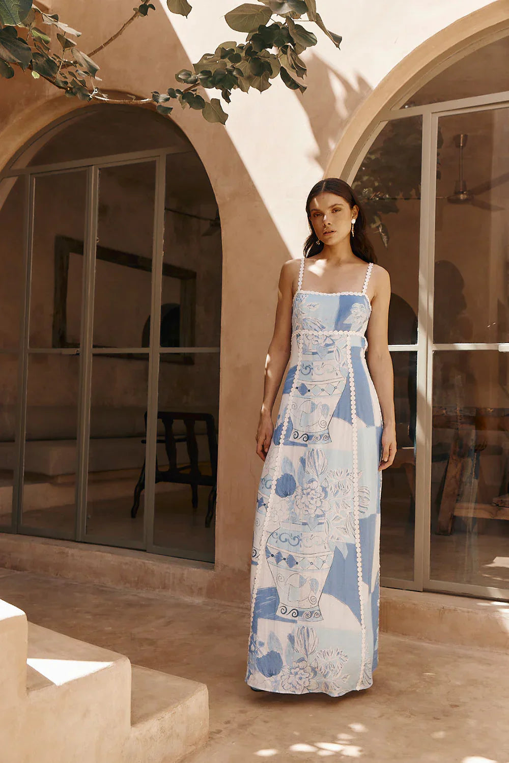 Mediterranean Maxi Dress