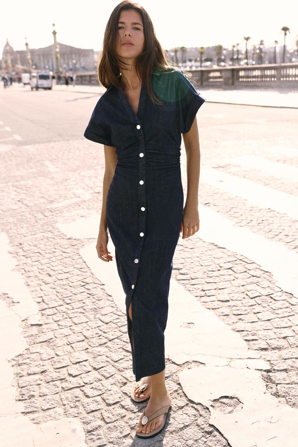 Layorza Denim Midi