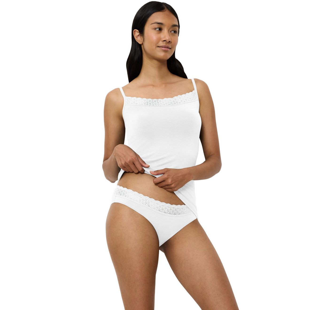 Hemd / Top met spaghetti-bandjes - Feel of Modal Spaghetti top - 2 kleuren