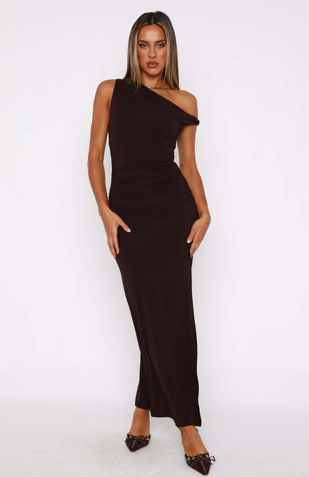 Noir Slit Dress