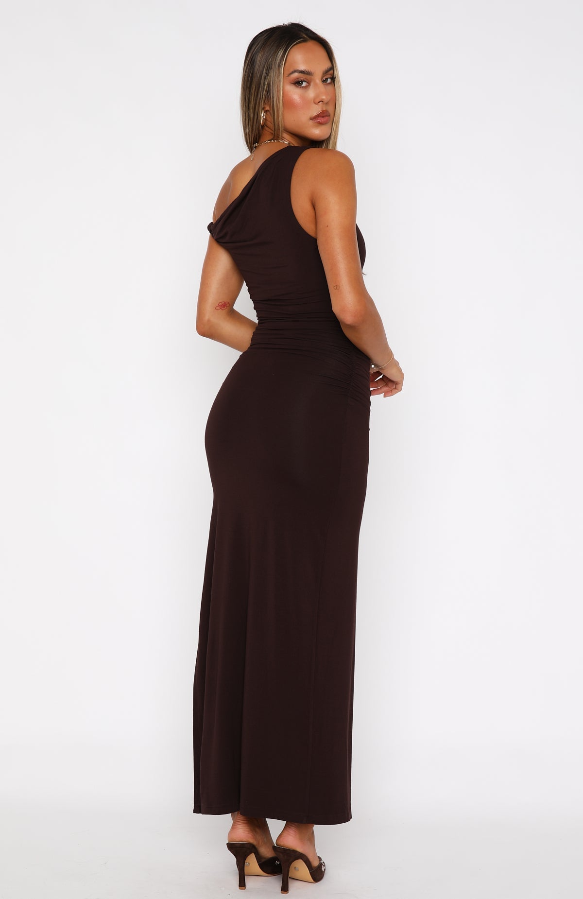 Noir Slit Dress