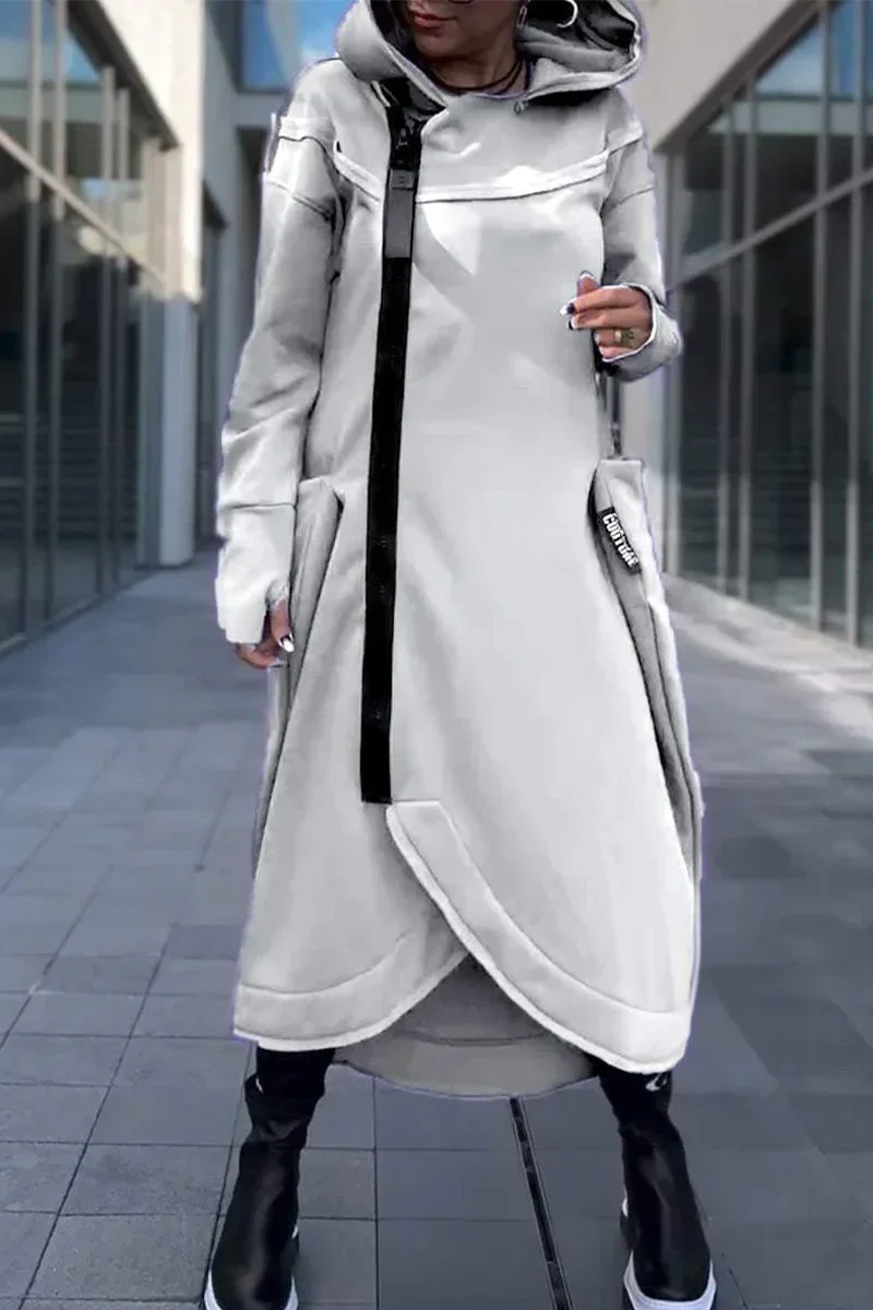 MANA™ | HOODIE LUNGO CON ZIP IN TESSUTI LEGGERI E TRASPIRANTI