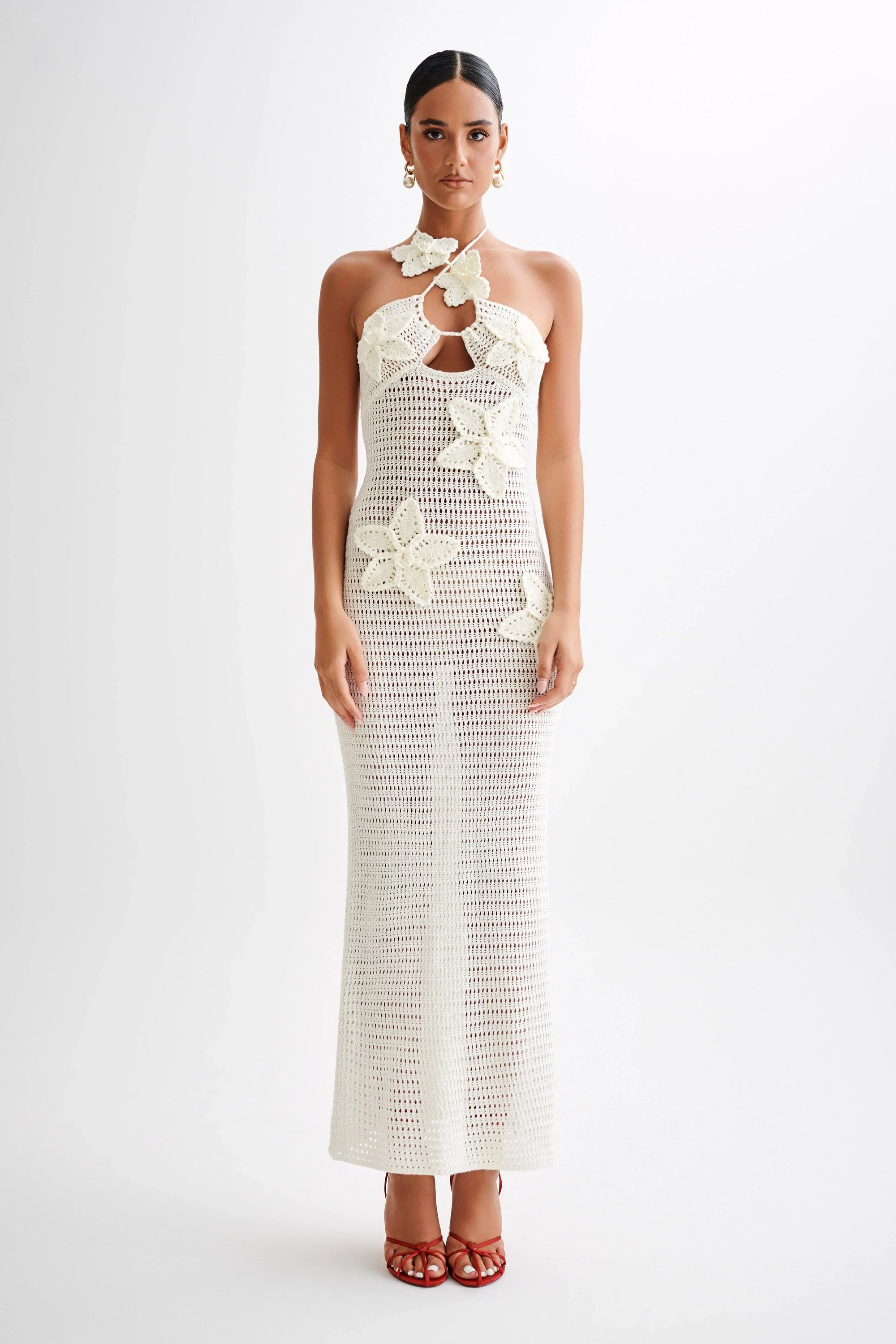 Azura Crochet Maxi Dress