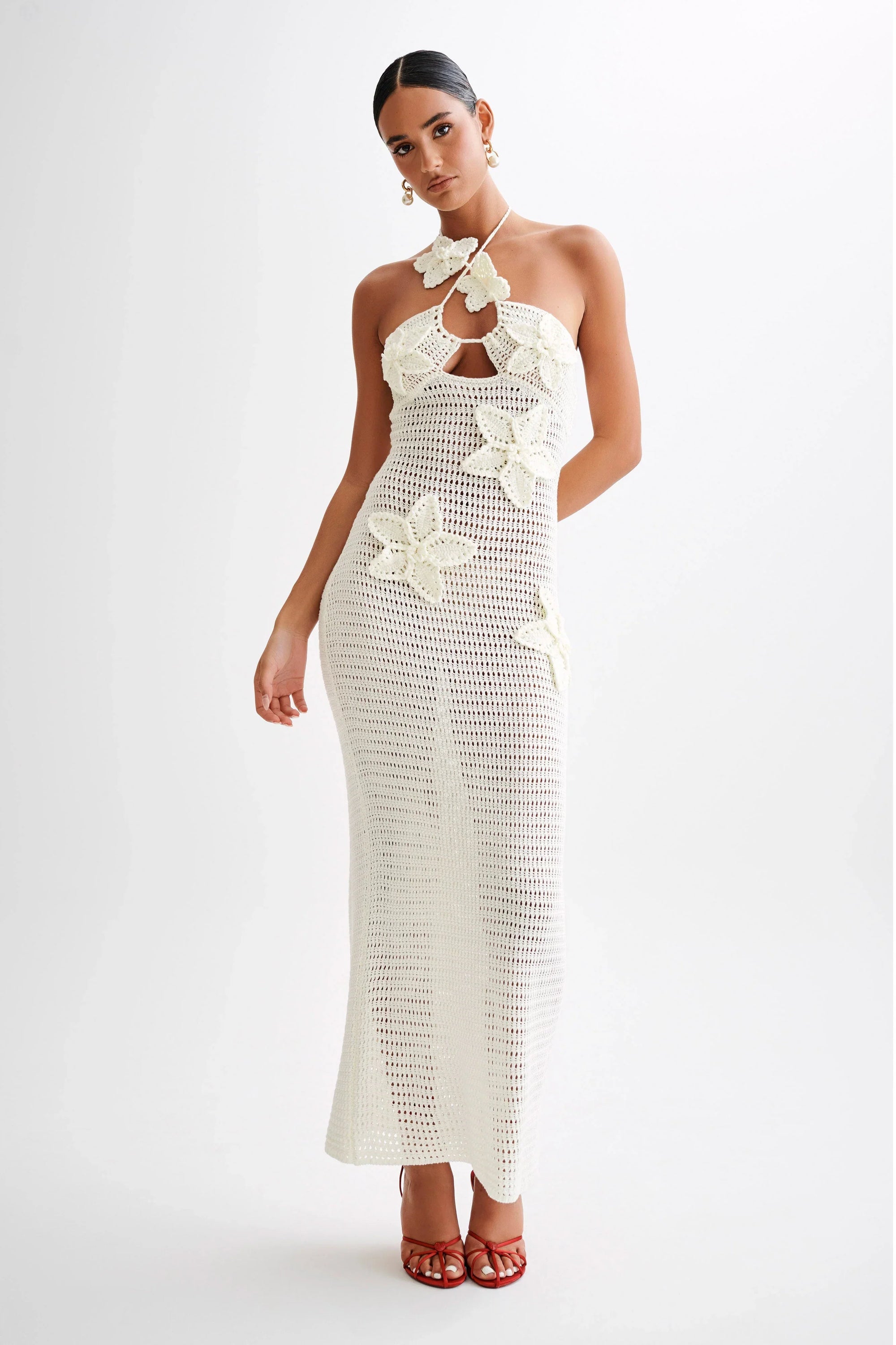 Azura Crochet Maxi Dress