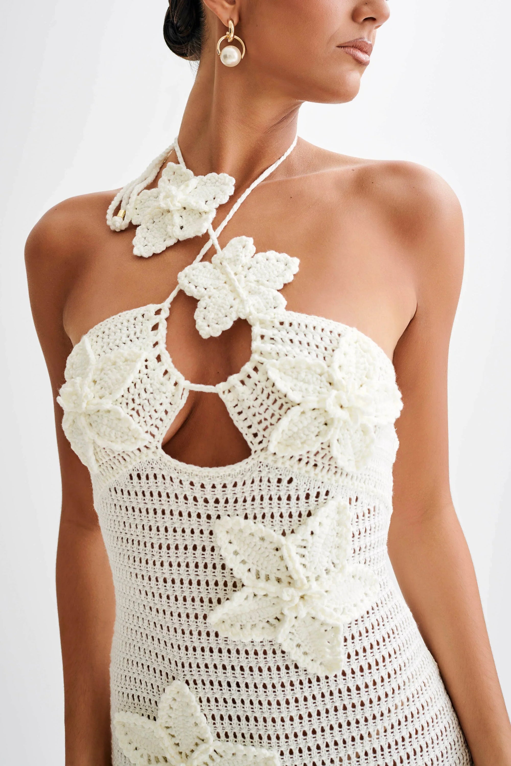 Azura Crochet Maxi Dress