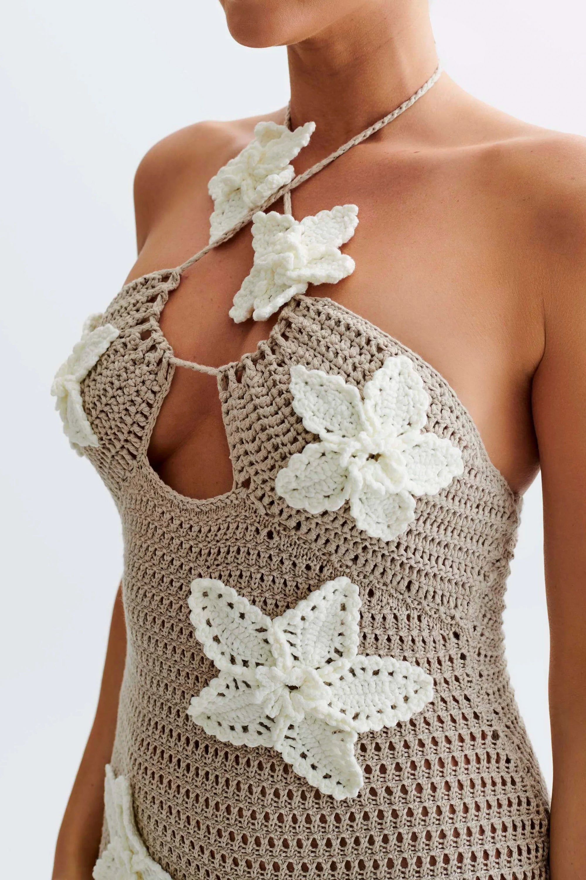 Azura Crochet Maxi Dress