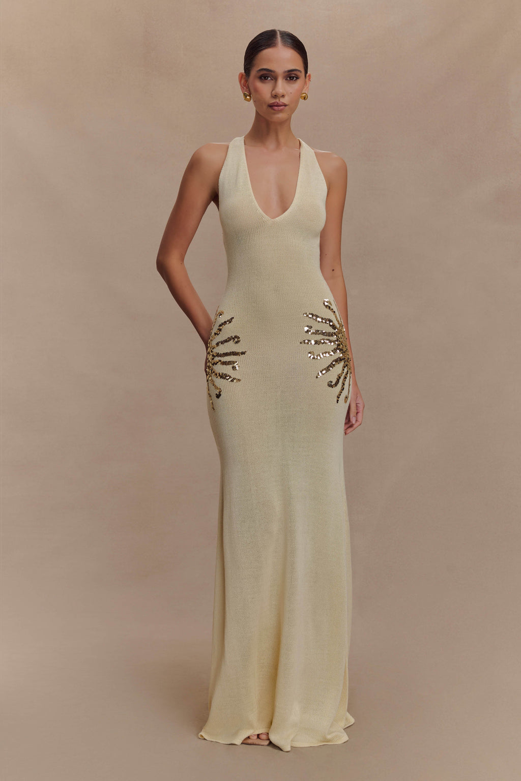 Viva Sequin Knit Gown