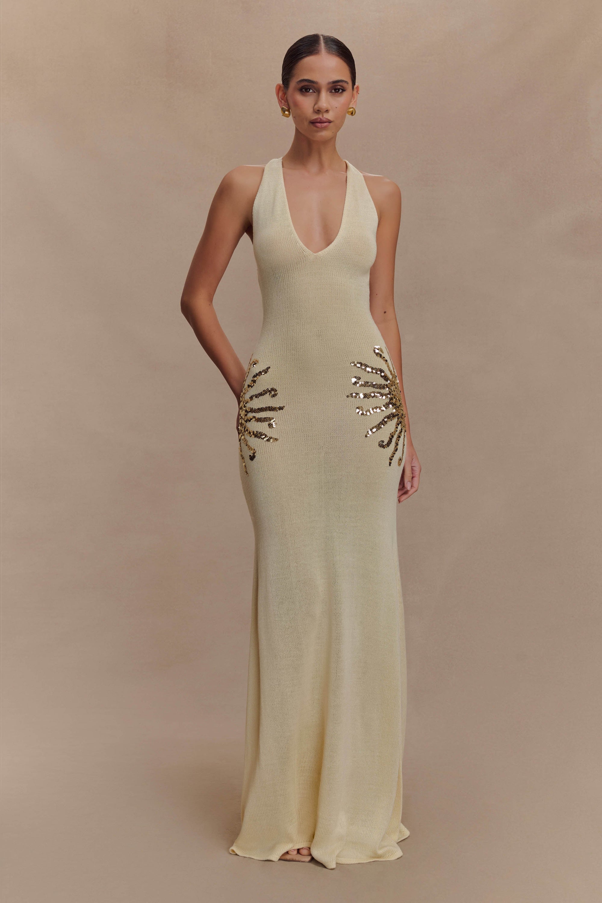 Viva Sequin Knit Gown