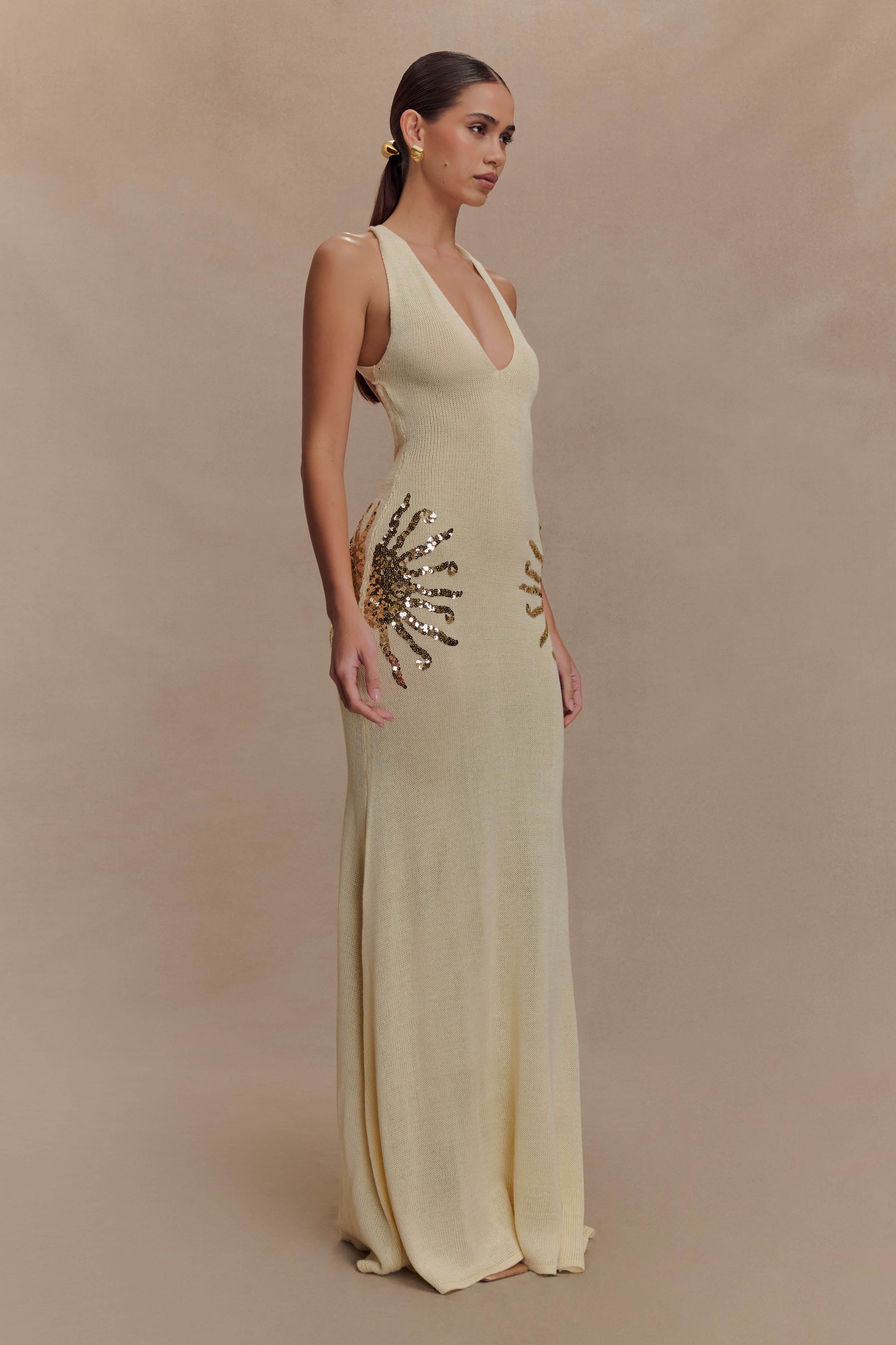 Viva Sequin Knit Gown