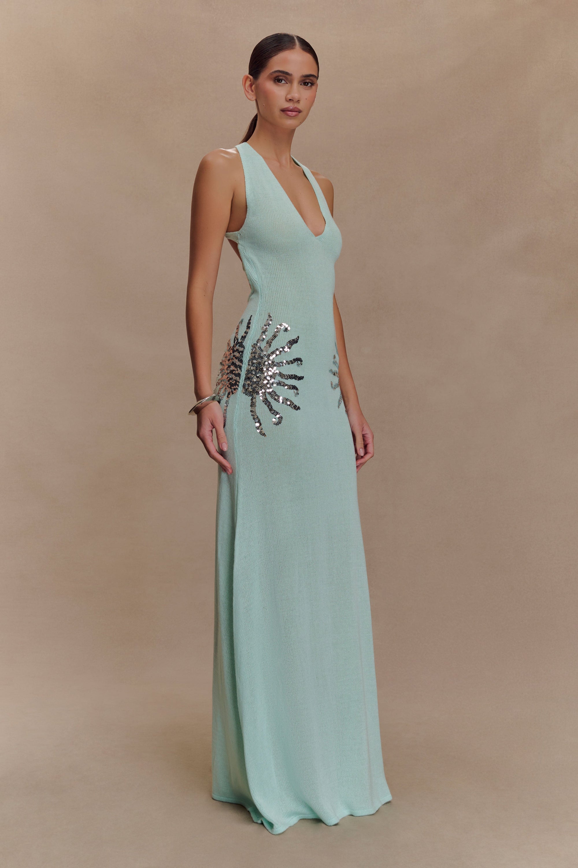 Viva Sequin Knit Gown