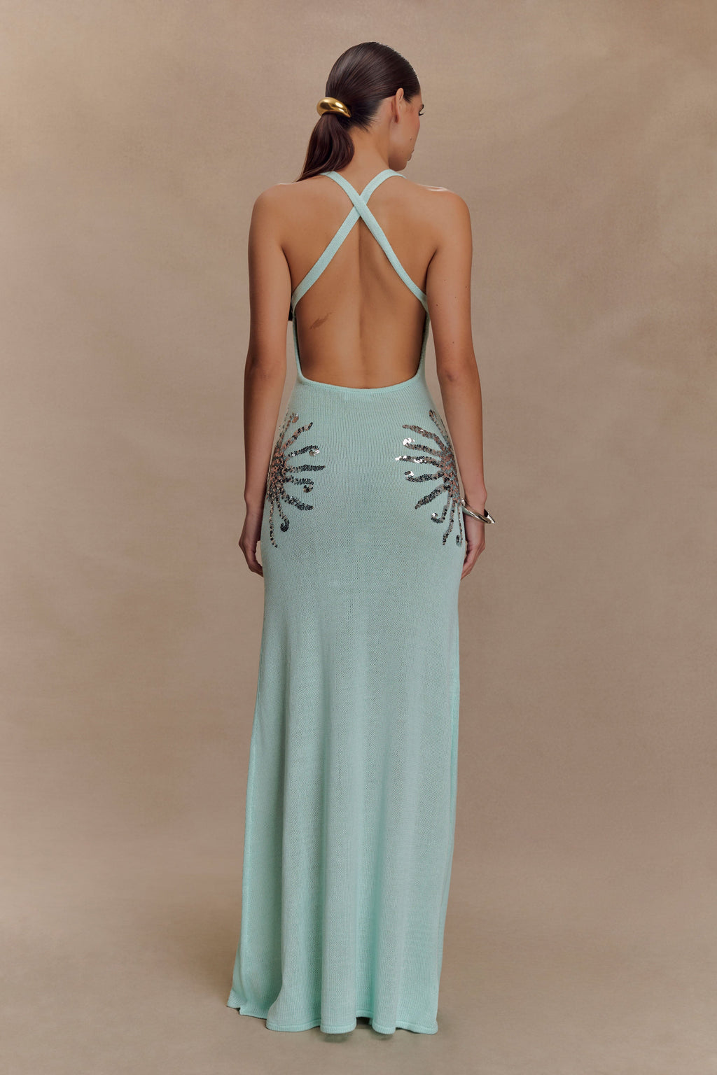 Viva Sequin Knit Gown