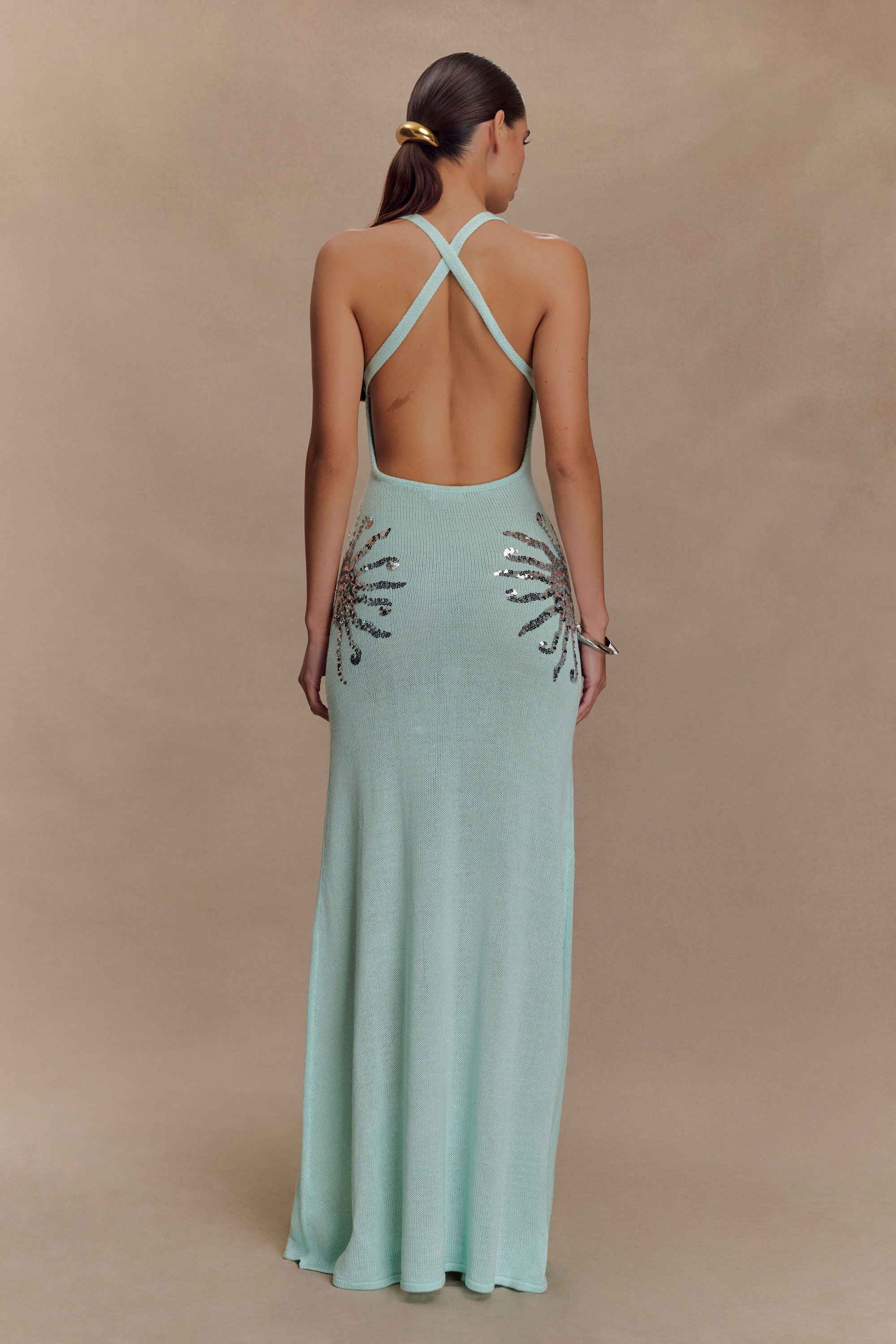 Viva Sequin Knit Gown