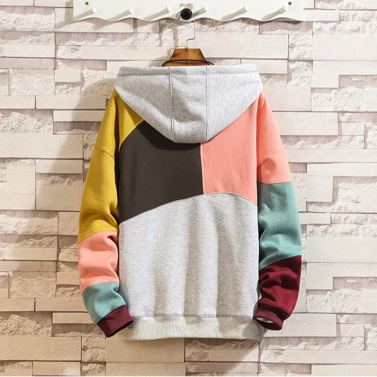 PULS PATCHWORK-HOODIE 