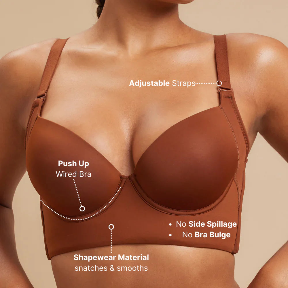 Dolly Seamless Bust Support Full Cover Shapewear Bra