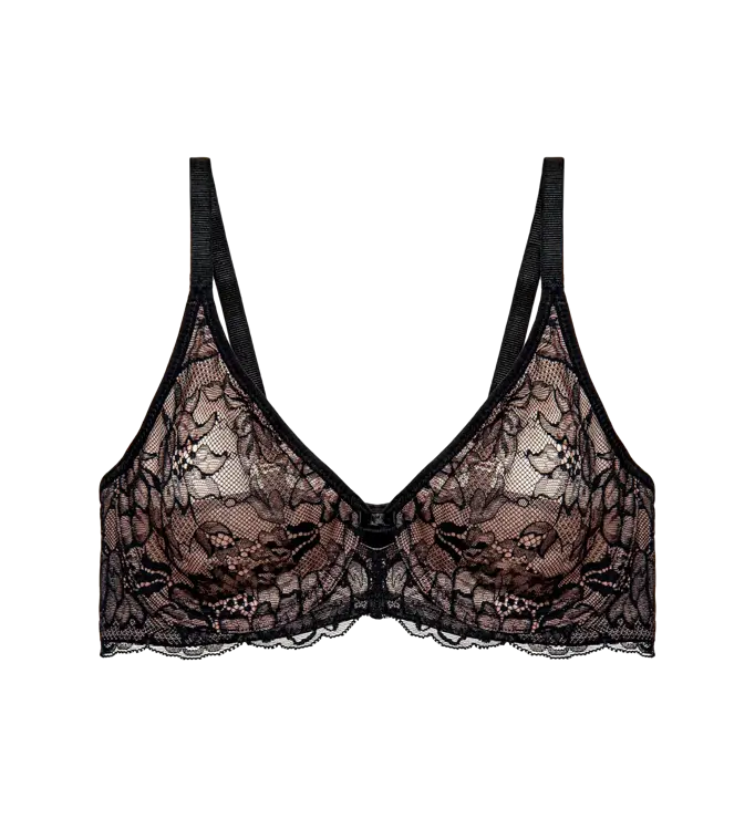 BH met beugel - Amourette Charm T W02 - Zwart
