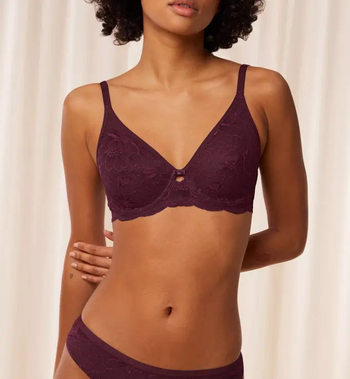 BH met beugel - Amourette Charm T W02 - Burgundy (00EG)