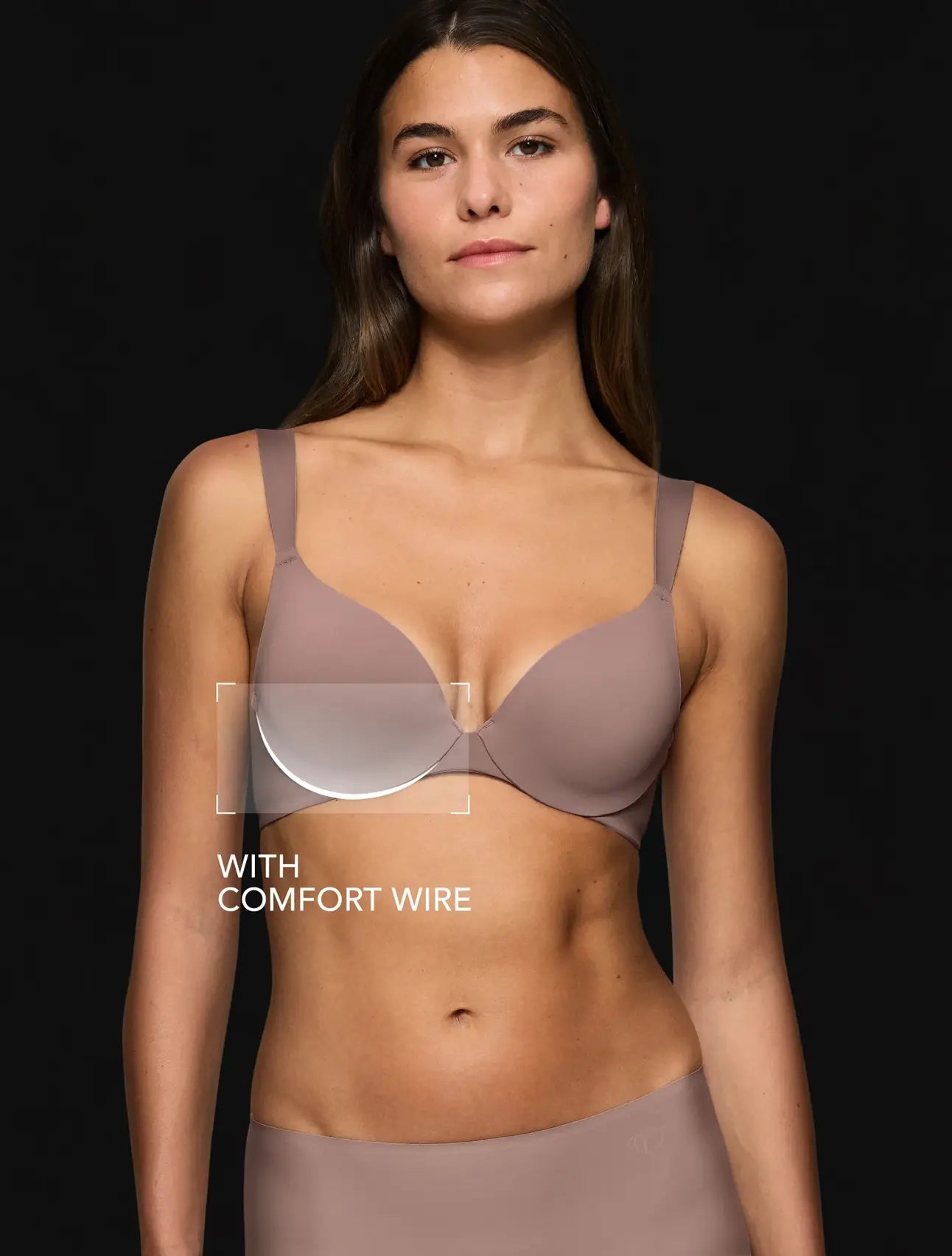 voorgevormde BH - Body Make-Up Illusion WP EX - 00ZE CHOCOLATE MOUSSE