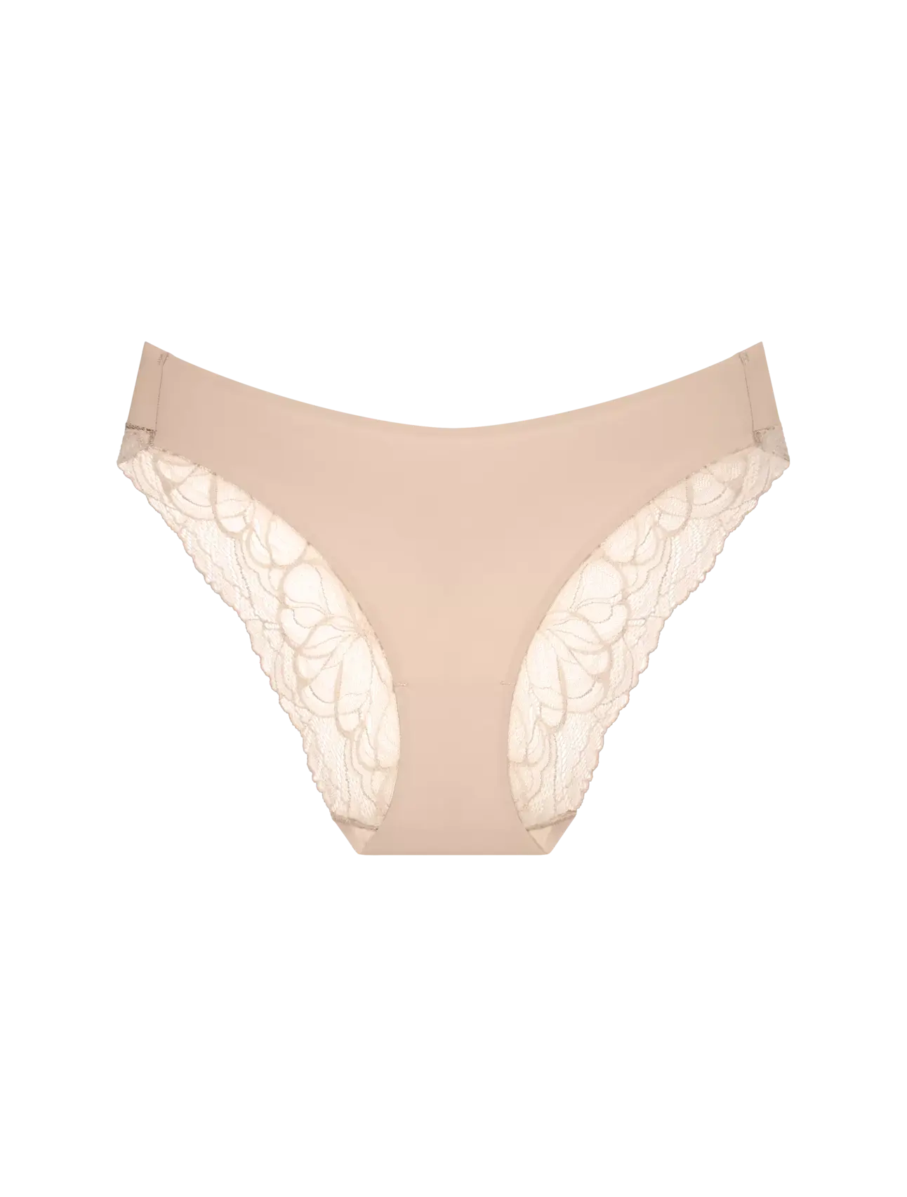 luxe slip - Body Make-Up Illusion Lace highleg Tai - Zwart en nude