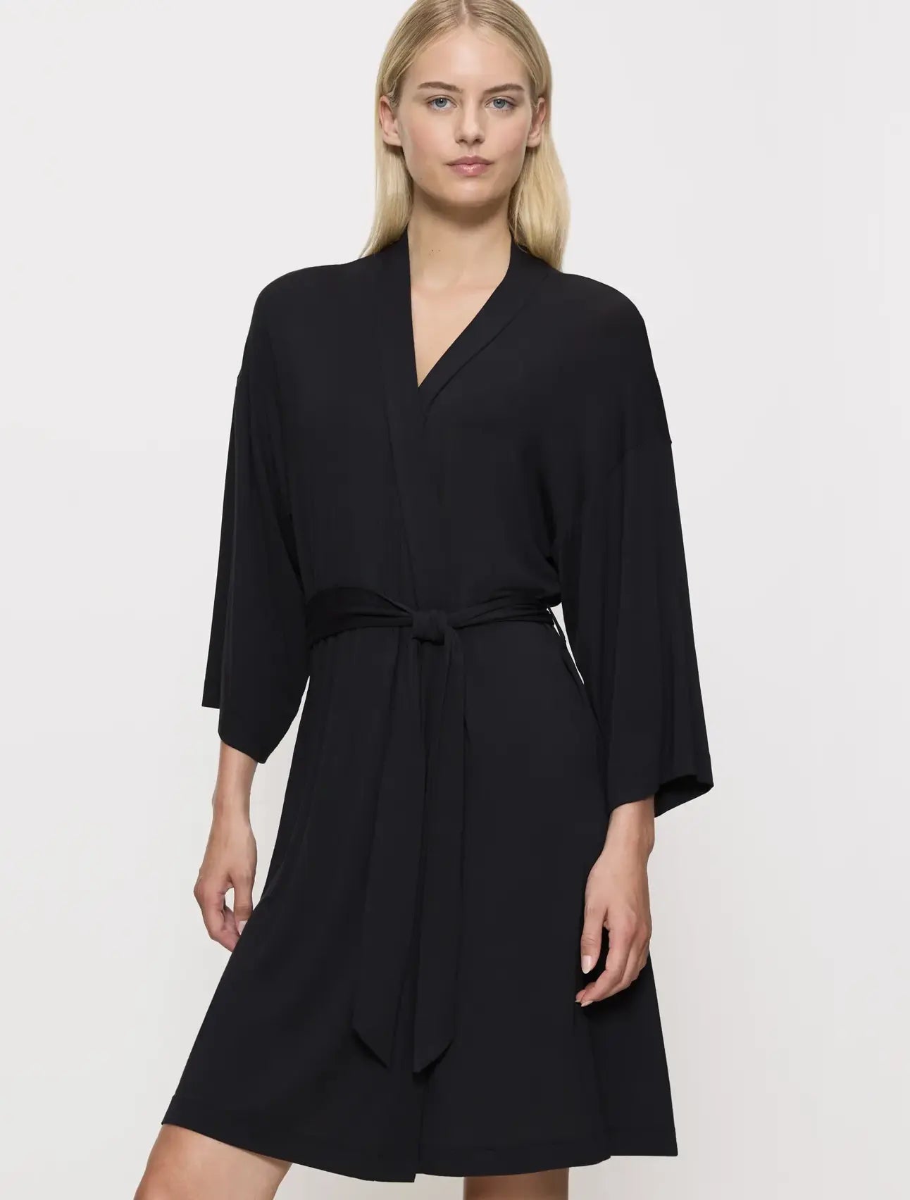 kimono badjas - Aura Spotlight Robe - zwart