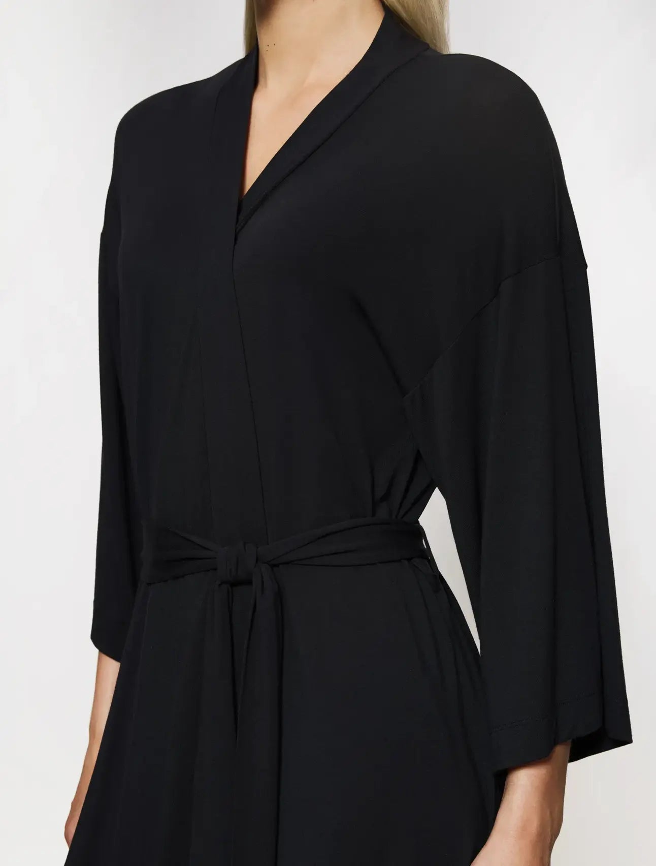 kimono badjas - Aura Spotlight Robe - zwart