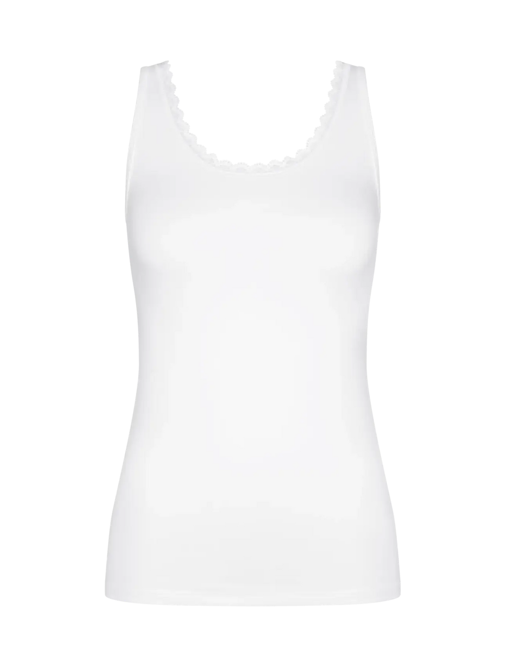 Hemd met kant - Feel Of Cotton Tank Top O - 2 kleuren