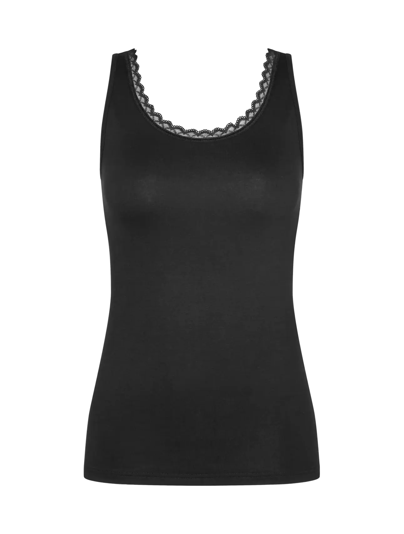 Hemd met kant - Feel Of Cotton Tank Top O - 2 kleuren