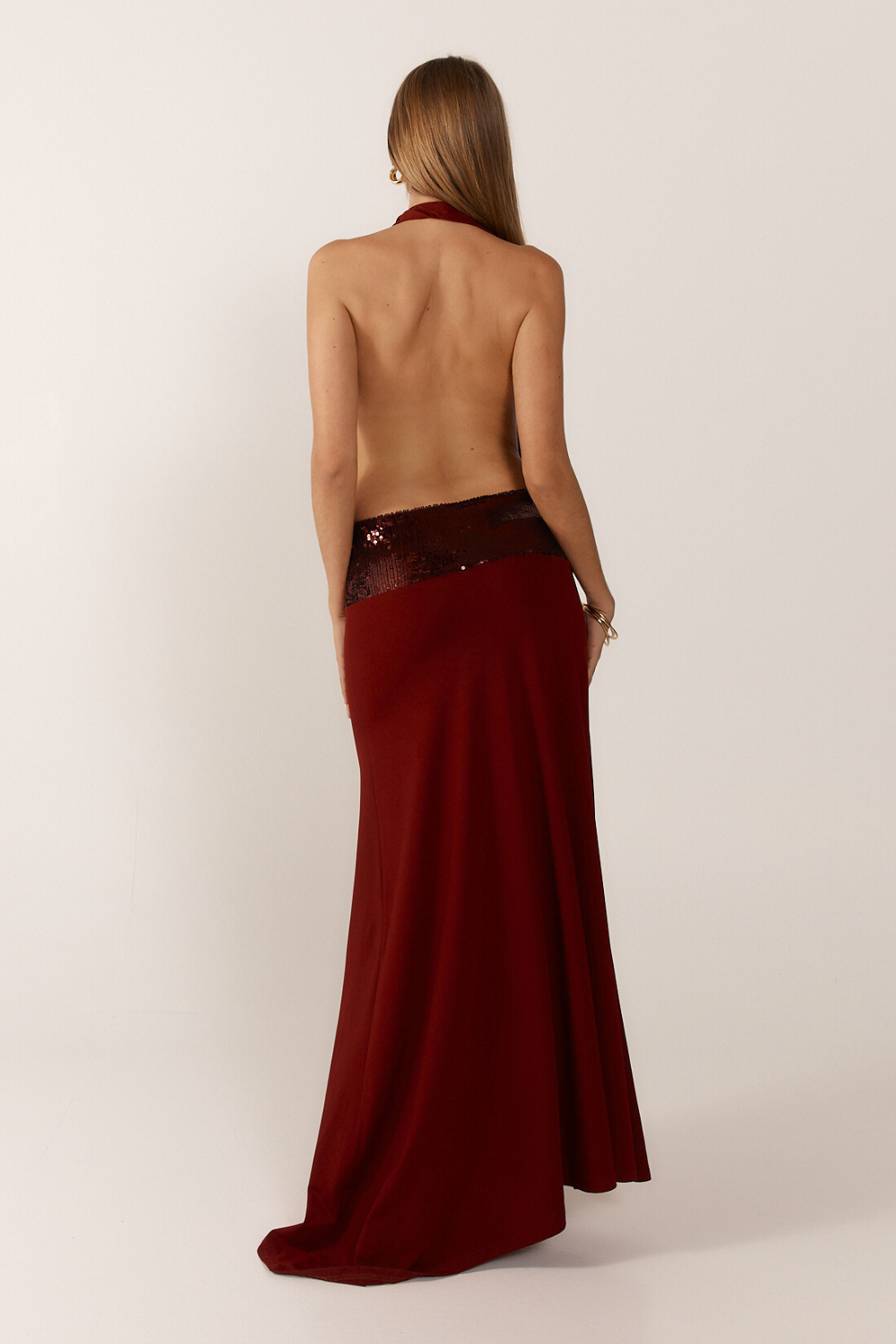 Jade Sequin Gown