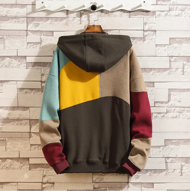 PULS PATCHWORK-HOODIE 