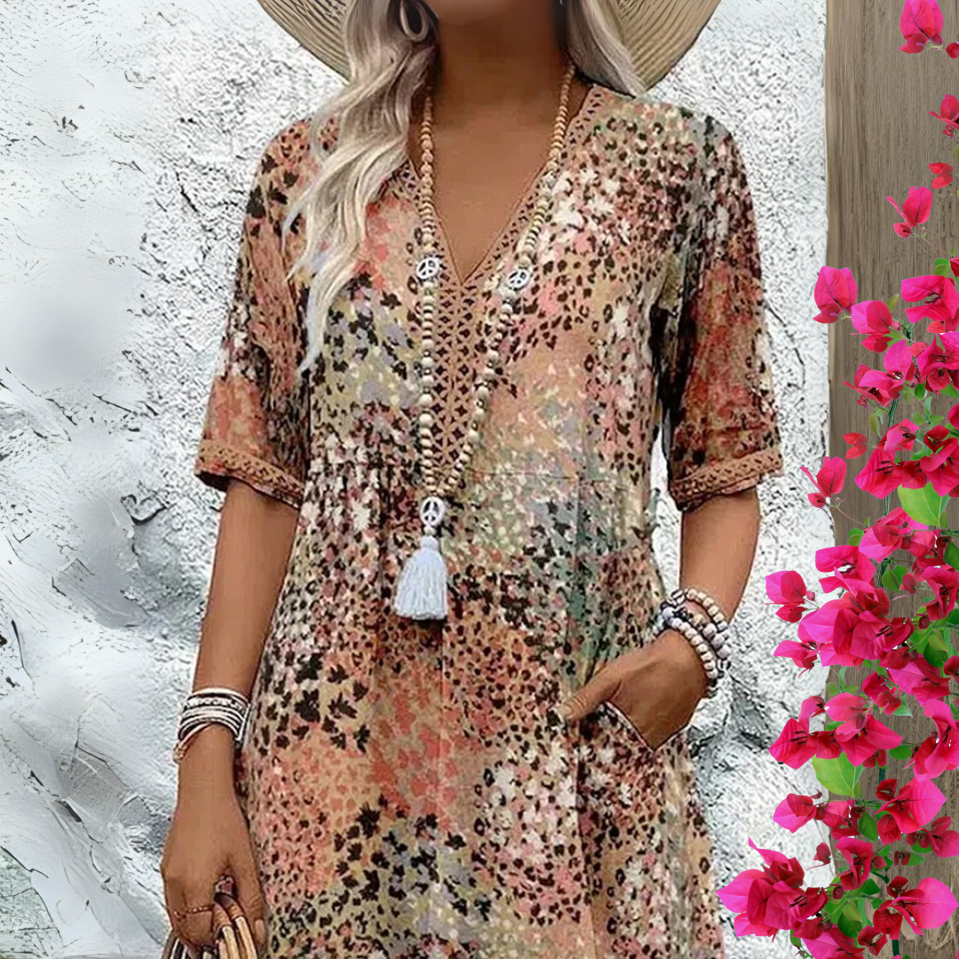 Tropical Sunset Dress