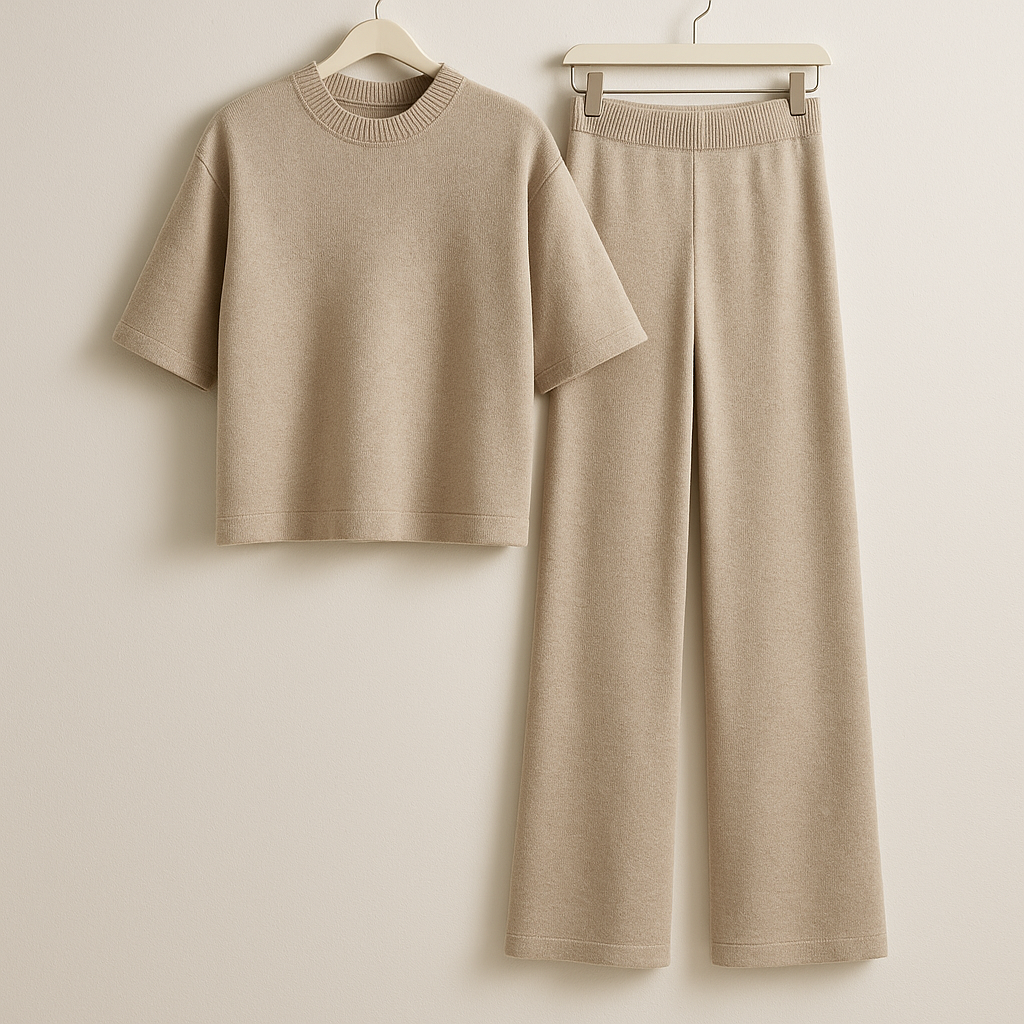 "Autumn Glow: Casual Chic Women's Set"