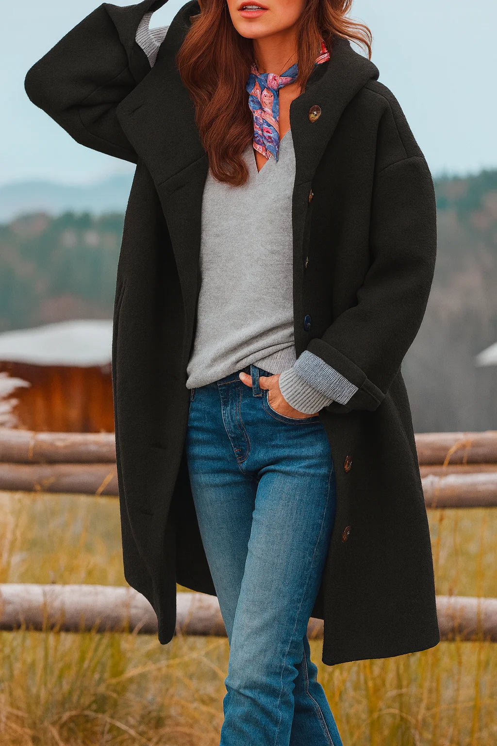 Valentina- Elegant giacca i lana 