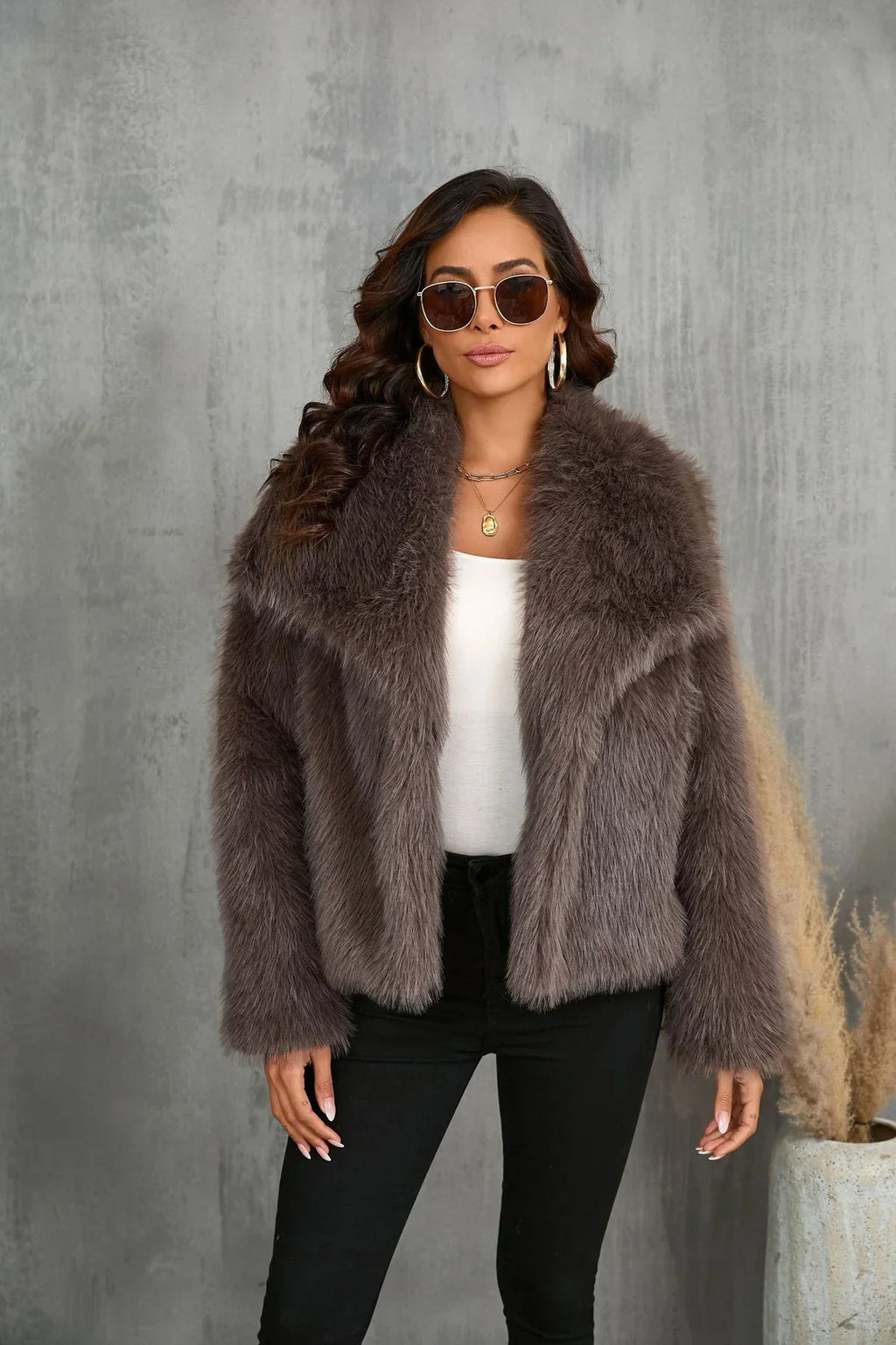 Plush Elegance Jacket
