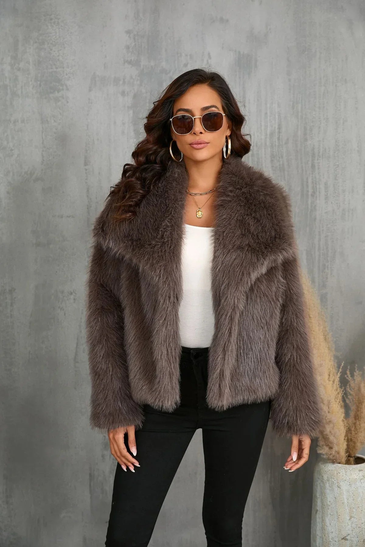 Plush Elegance Jacket