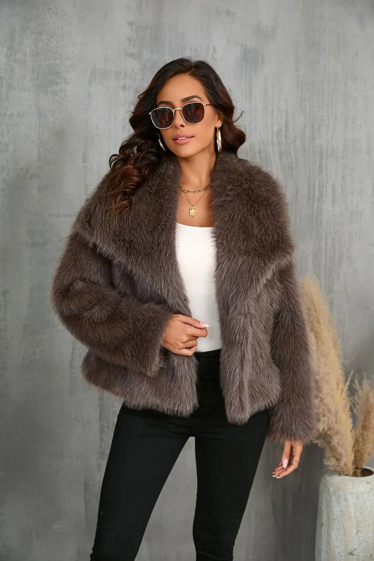 Plush Elegance Jacket