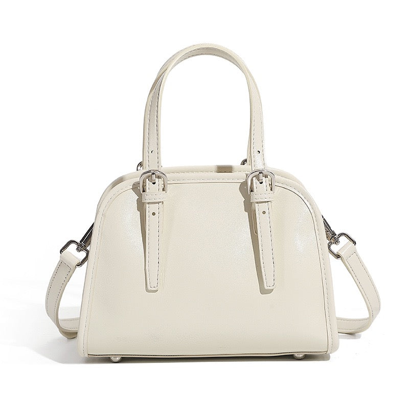 Bowlingväska i äkta läder med stor kapacitet och axelremsväska