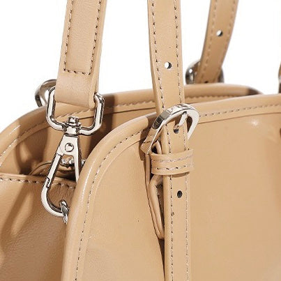 Bowlingväska i äkta läder med stor kapacitet och axelremsväska