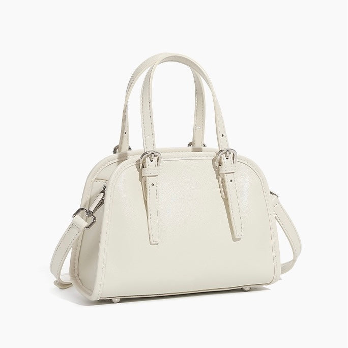 Bowlingväska i äkta läder med stor kapacitet och axelremsväska