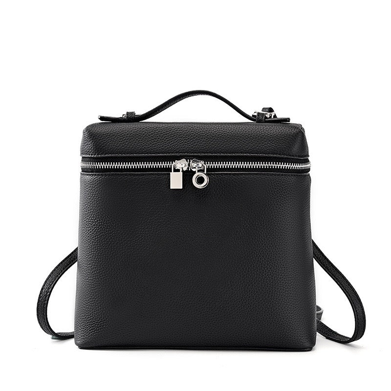 Utsökt lyxig ryggsäck i äkta läder för kvinnor