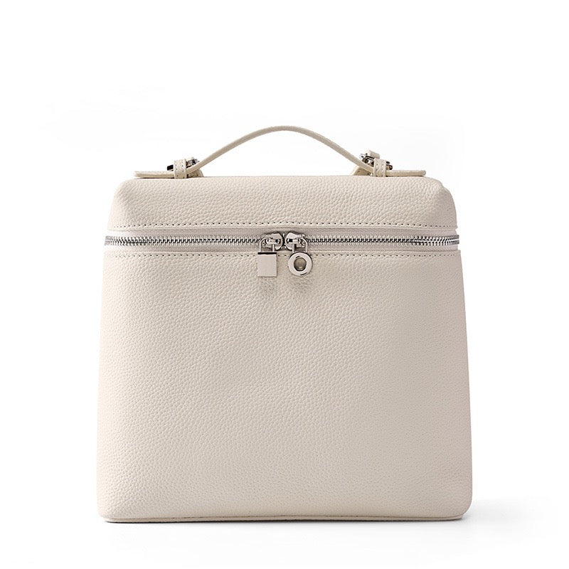 Utsökt lyxig ryggsäck i äkta läder för kvinnor