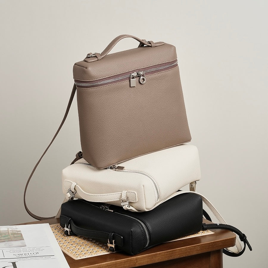 Utsökt lyxig ryggsäck i äkta läder för kvinnor