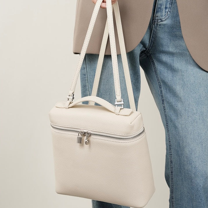 Utsökt lyxig ryggsäck i äkta läder för kvinnor