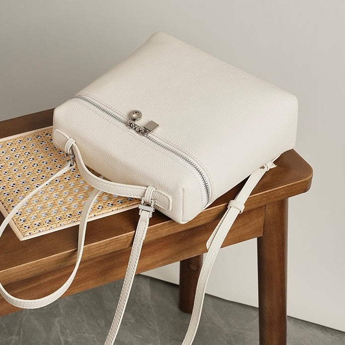 Utsökt lyxig ryggsäck i äkta läder för kvinnor