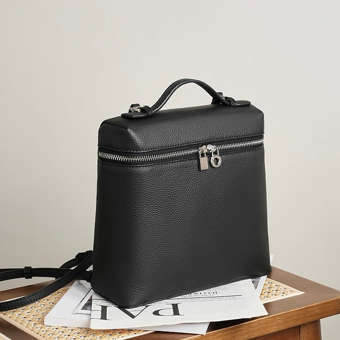 Utsökt lyxig ryggsäck i äkta läder för kvinnor