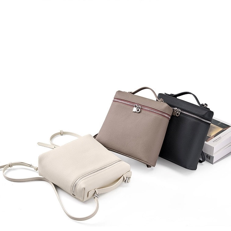 Utsökt lyxig ryggsäck i äkta läder för kvinnor