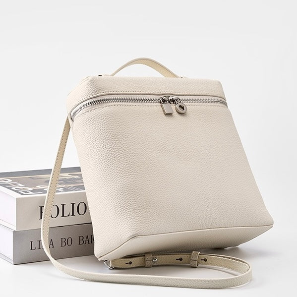 Utsökt lyxig ryggsäck i äkta läder för kvinnor