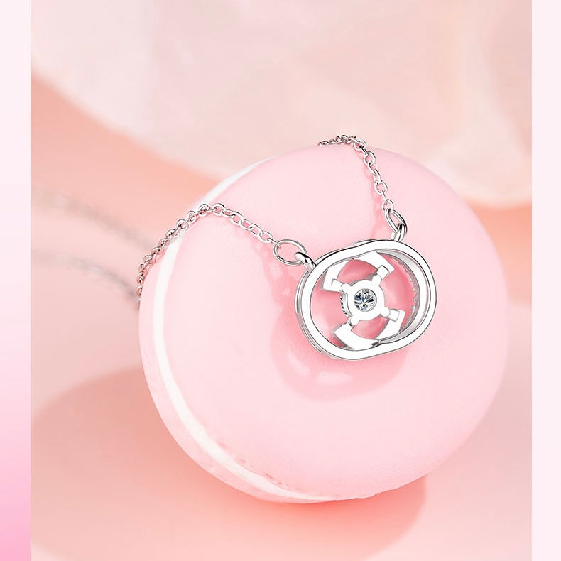 Möbius-halsband med oändlig cirkel