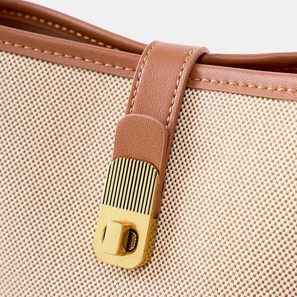 Niche Commuter Color Block vävd axelväska