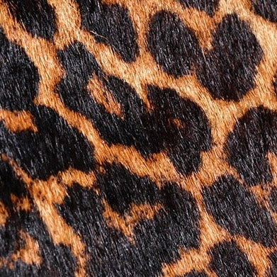 Äkta läder, leopardmönster, halvmåneformad, axelremsväska för damer