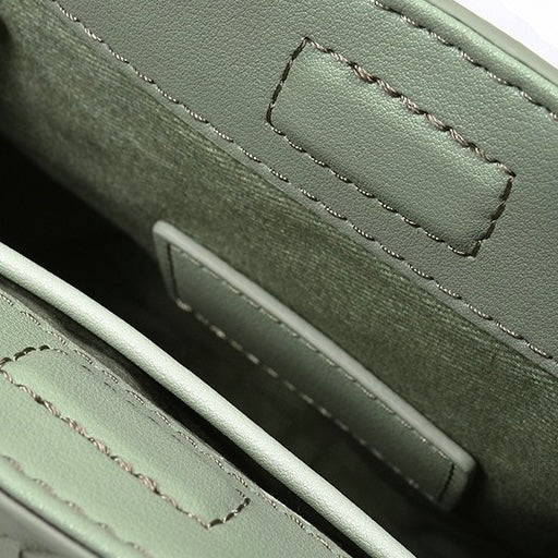 Handgjord retrovävd bucketväska i äkta fårskinn för kvinnor