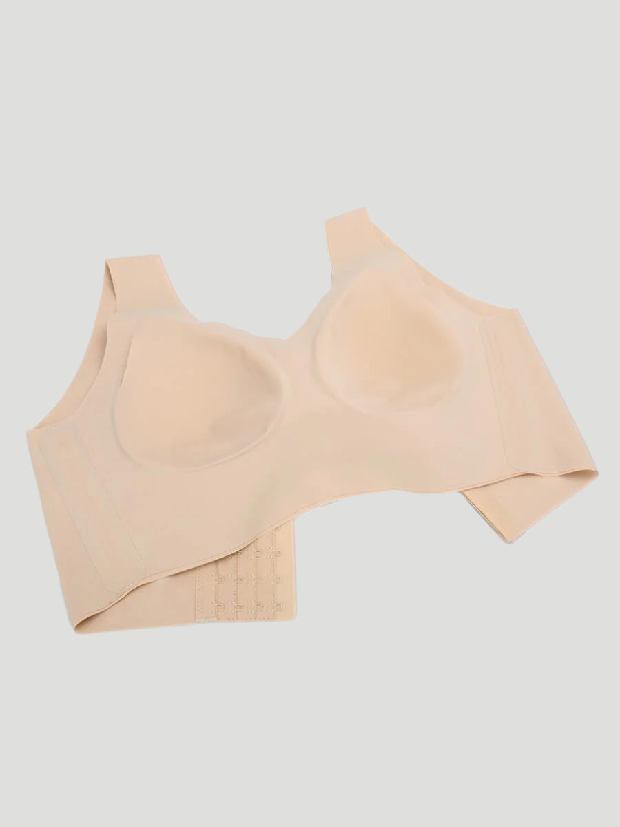 Isabella V-Neck Seamless Bust Support Shapewear Bra